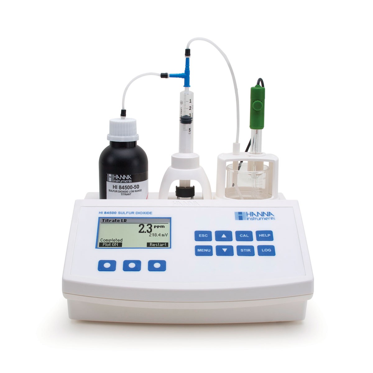 Máy Chuẩn Độ Mini Sulfua Dioxit Trong Rượu Hanna HI84500